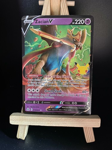 Zacian V 016/025 Pokemon Karte aus Celebrations Kollektion EN - Bild 1 von 2