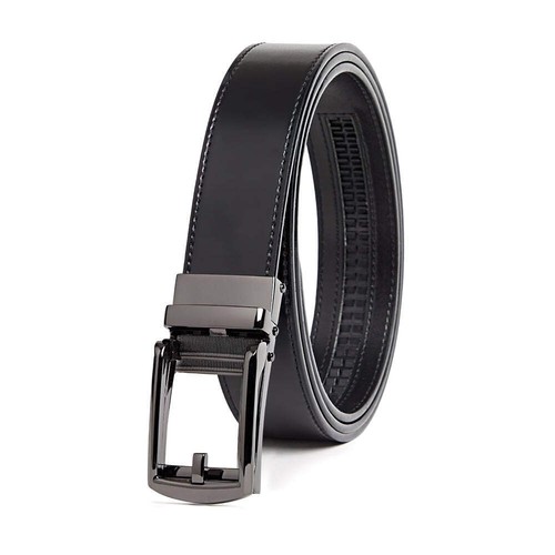 Giorgio Brutini Men's Leather Black Ratchet Belt - Picture 6 of 8