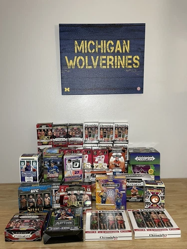 Lot of 48 Empty Sports Card And UFC Boxes For Display! All With Empty Packs Read