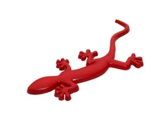 Gecko Rear Emblem Side Sticker Boot Trunk Badge Logo Red