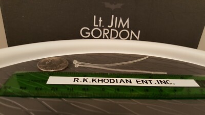 Hot Toys MMS182 TDK Batman Lt. Jim Gordon S.W.A.T 1/6 action figure's 2 zip ties