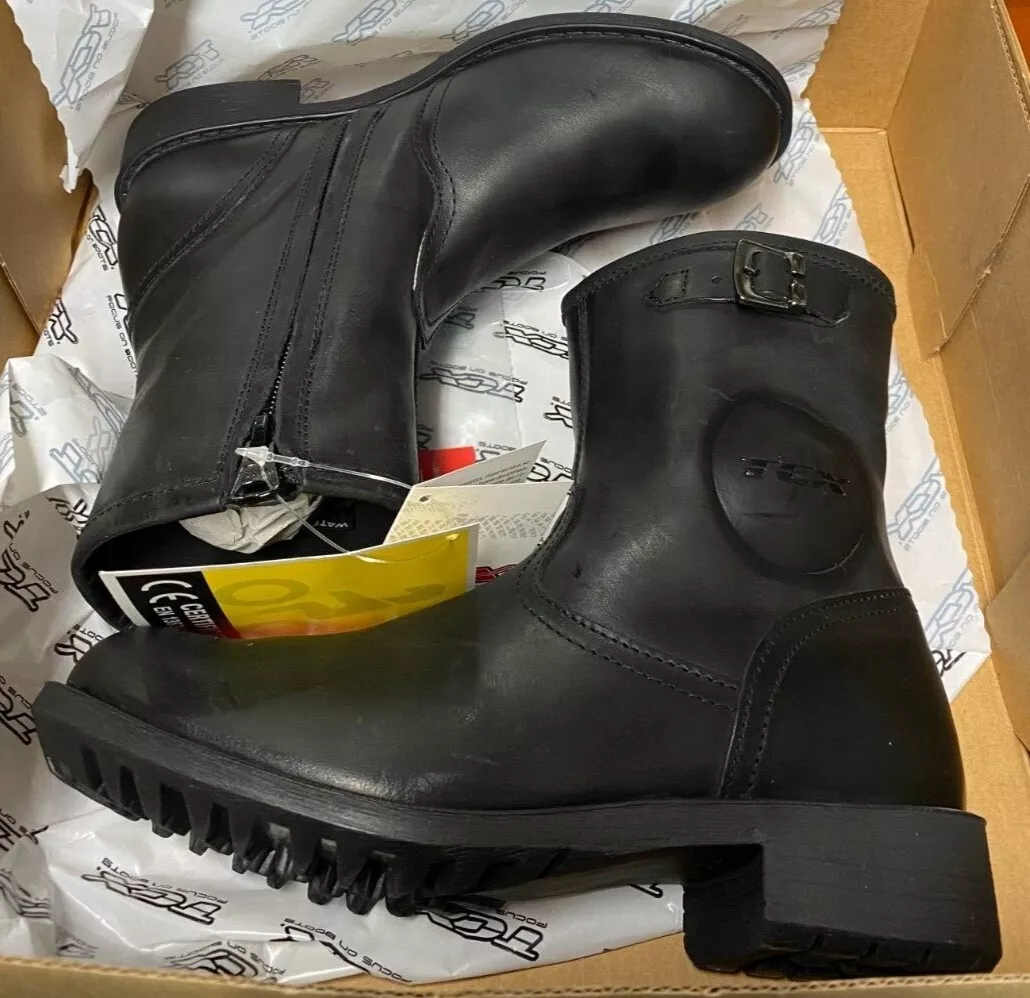7210W TCX New Lady Motorcycle Waterproof Black Boots. Size 4US