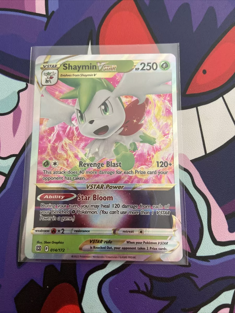 Shaymin V STAR 014/172 Ultra Rare Holo Pokemon Brilliant Stars NM