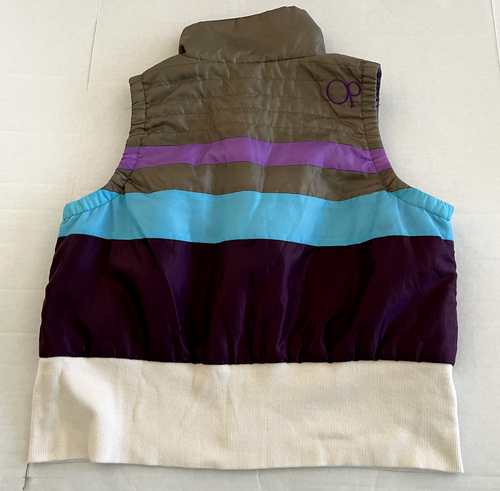 OP Ocean Pacific Vest Girls Size XL Sleeveless Full Zip - Picture 2 of 9