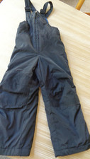 Lands' End Kids Snowsuit Snow Bibs Kids Black - Size4 - inseam 18" clean