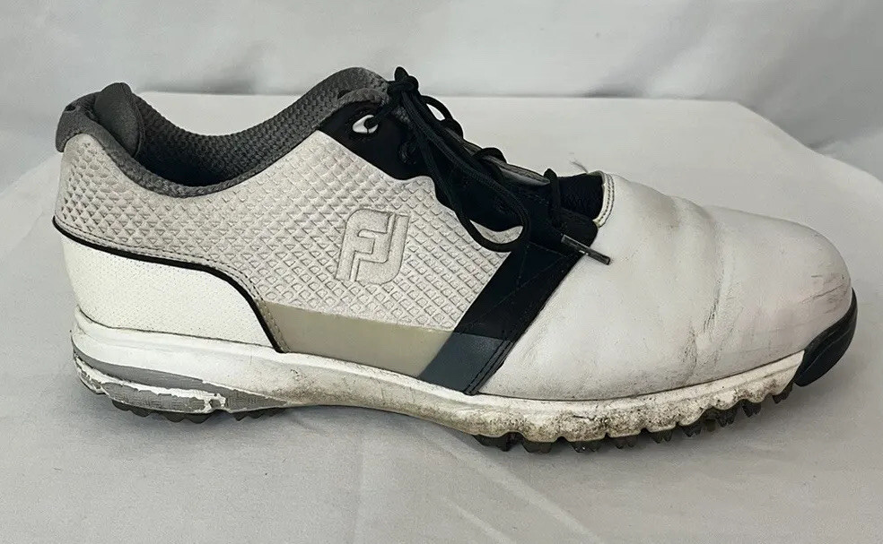 FootJoy Contour Fit Series Golf Shoes Mens Size 11.5 White 
