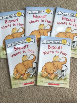 Lot Of 5 BISCUIT WANTS TO PLAY  Alyssa Satin Capucilli I Can Read guided reading