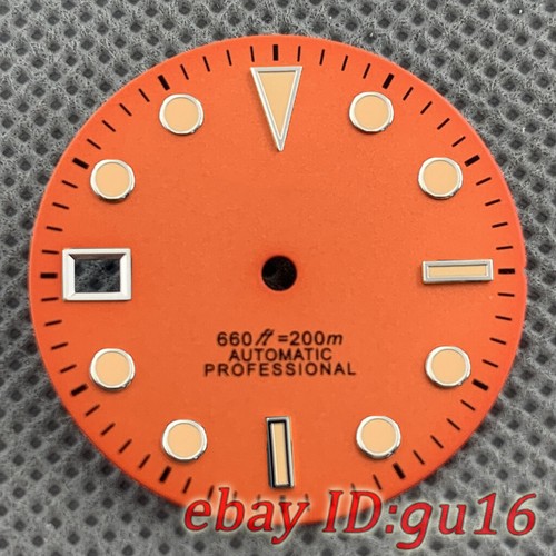 Reloj de 29 mm esfera y manecillas ajustadas movimiento NH35 9 en punto corona reloj para zurdos - Imagen 63 de 68