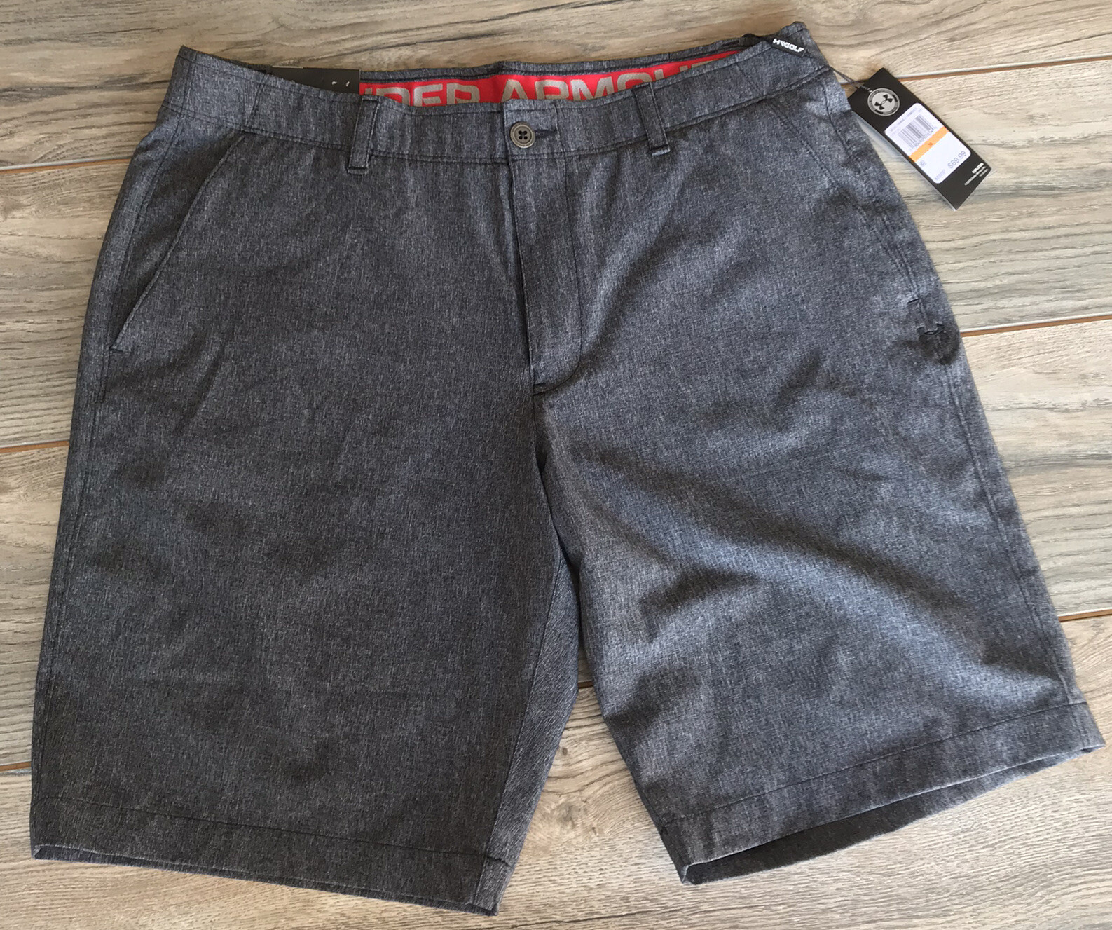 Mens Under Armour Heatgear Golf Shorts Gray 1291351 NWT Size 36 eBay