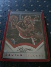 Damian Lillard 2013 Panini Prestige 2nd Year Blazers Nba
