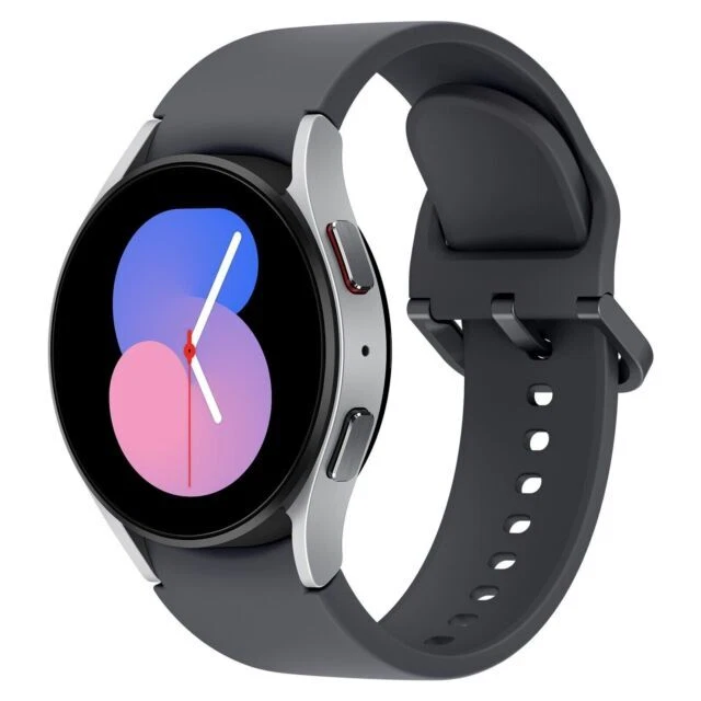 Samsung Galaxy Watch5 LTE SM-R910 44mm Gray Aluminum Case with Graphite Sport...