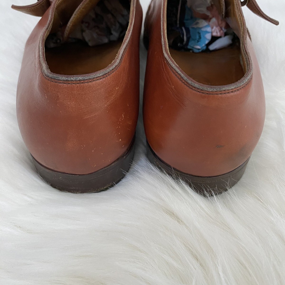 Vintage dark brown/gold Artioli all leather shoes The Artioli brown alligator shoe with its matching luxury  main image 3