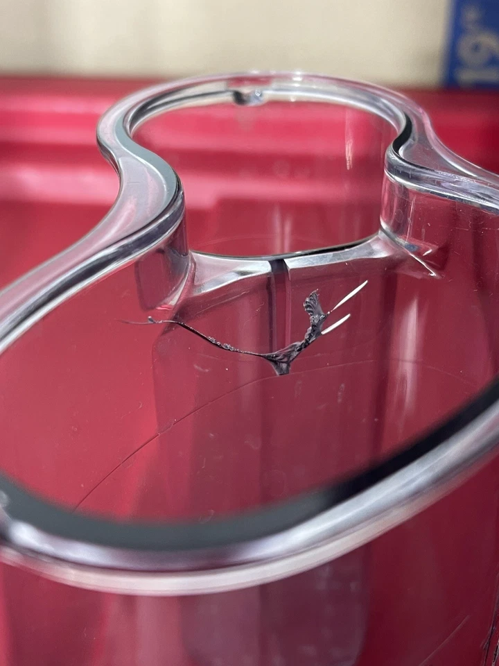 Procesador de alimentos KRUPS Prep modelo #620 pieza de repuesto tazón cubierta empujador #2 Foto 2 de 4