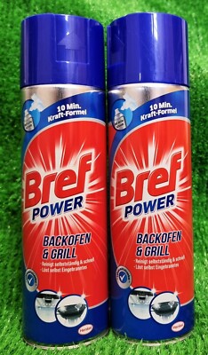 (14,50 /L) 2x SIDOL Bref  Power BACKOFEN & GRILL Reiniger 500ml Dose Versand 0 