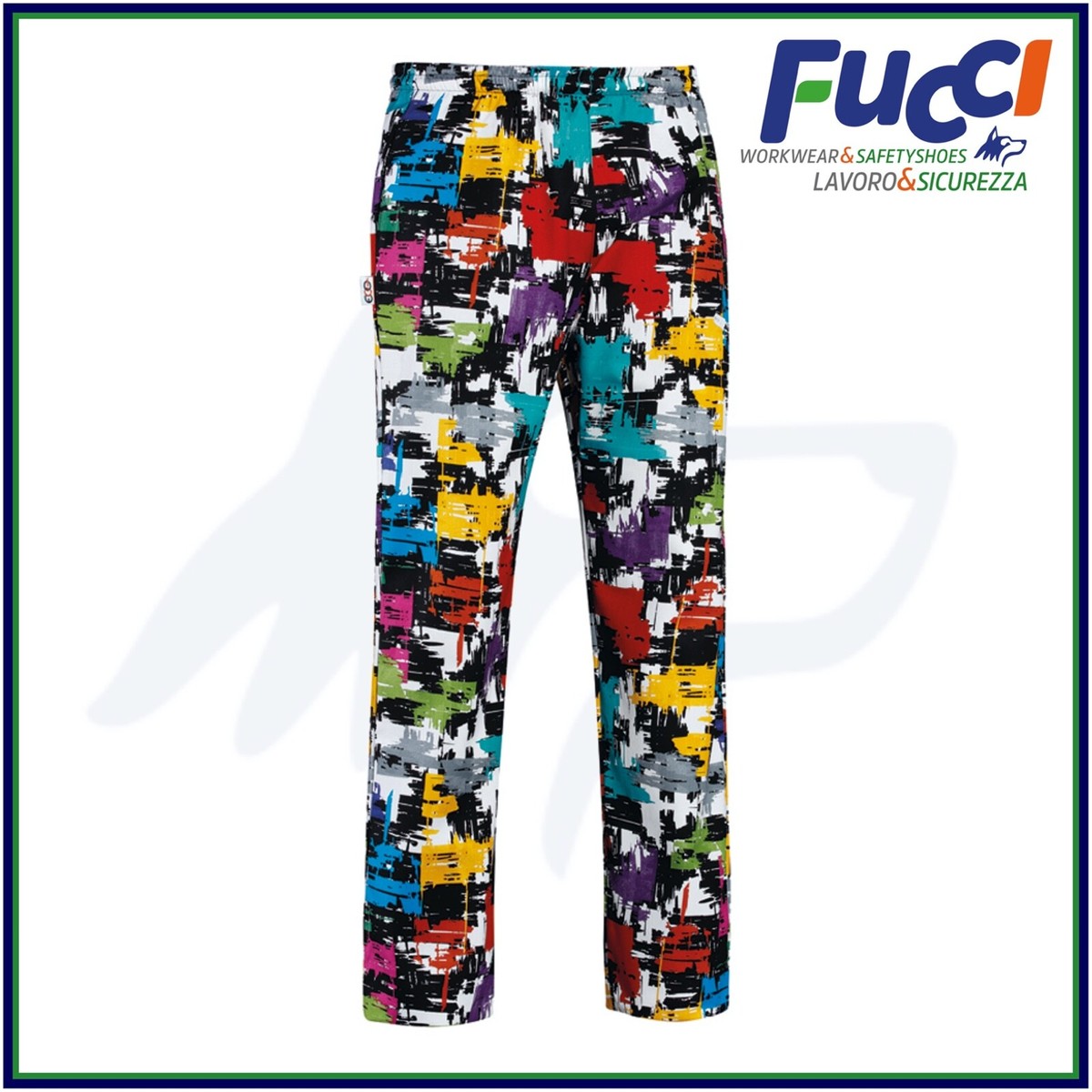 PANTALONI CUOCO PANTALACCIO DA LAVORO EGOCHEF COULISSE CHEF CUCINA