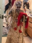 Scary little girl zombie prop retired static Halloween prop — photo 4