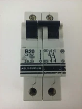 ABL-SURSUM, B20, 2B.20, CIRCUIT BREAKER, 415V, 2P, NEW SURPLUS, B202B20