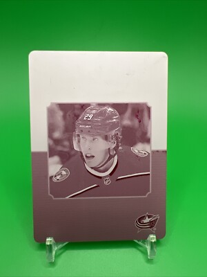2021-22 UD Series 2 - Honor Roll Printing Plate Magenta #HR-80 Patrik Laine