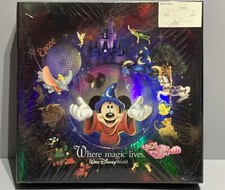 Disney Mickey Mouse Where Magic Lives Photo Album holds 4 x 6 Photos Sealed