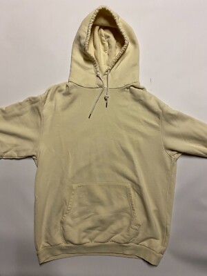 John Elliott Klassischer Hoodie - Hellgelb - Größe L - Gebraucht / guter Zustand