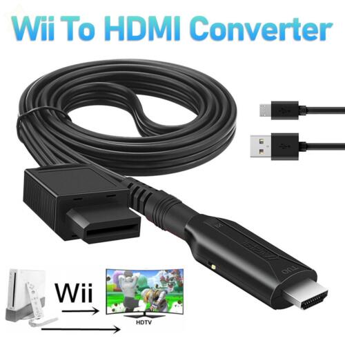 For Wii Input to HDMI Converter HD Video Audio Output Adapter For Nintendo HD - Picture 1 of 12