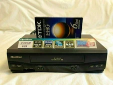 Quasar VCR VHS VHQ-41M 4-Head Omnivision VHS No Remote `