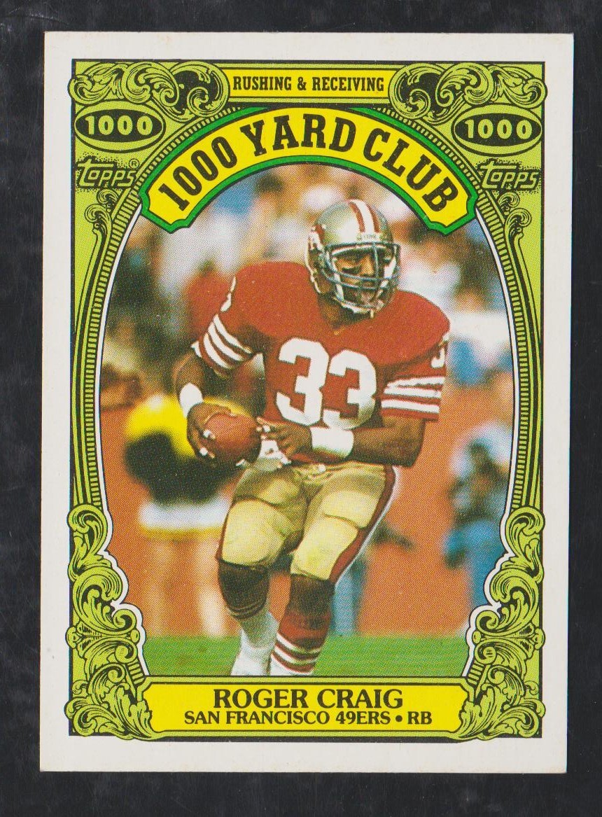 1986 TOPPS FOOTBALL 1000 YARD CLUB YOU PICK #1 - #26 NMMT *** FREE SHIPPING ***