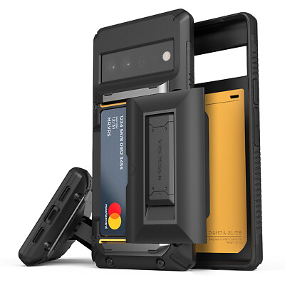 For Google Pixel 6 / Pro Case VRS  [Damda Glide Hybrid] Wallet Cover w/KickStand