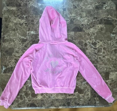 juicy couture Forever 21 Pink velour jacket Size M Mcbling Y2K Stl
