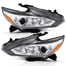 Headlights Assembly For 2016 2017 2018 Nissan Altima Factory Style Left+Right
