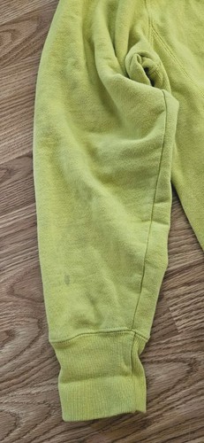 Champion Reverse Weave Lime Green Color Hooded Sweatshirt Pockets Size Large - Picture 7 of 9