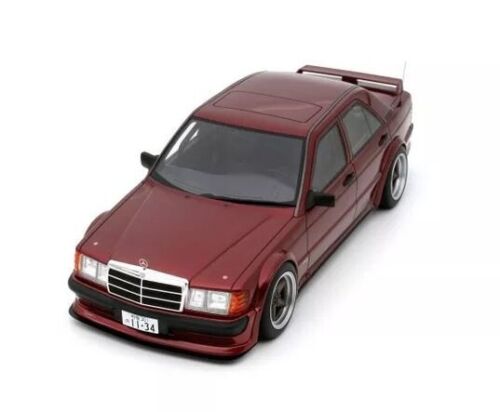 OttoMobile 2016 Mercedes 190E Sedan Almondine Red Rauh-Welt RWR Edition 1083 - Picture 4 of 6