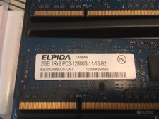 RAM DDR PC3 12800 Elpida 2x2GB (4GB)