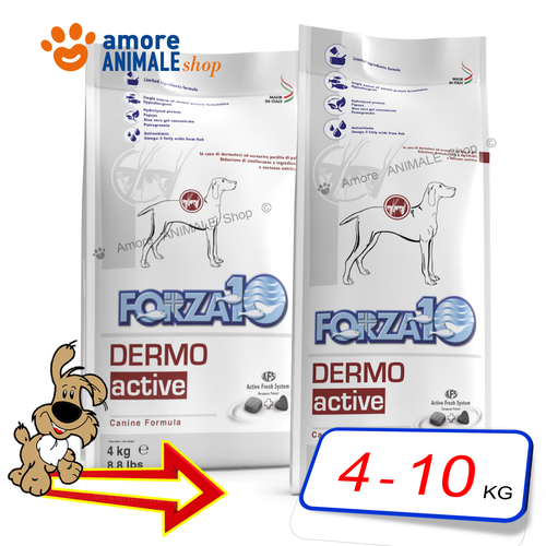 Forza10 Dog ACTIVE → Dermo - 4 / 10 kg - Crocchette Per Cane, Alimento Cani - Foto 1 di 3