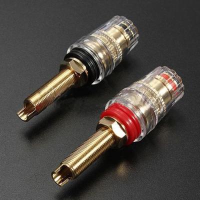 10pcs New Audio Speaker Binding Post Long Thread Terminal Banana Plug