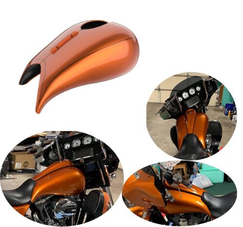 Stretched Gas Tank Covers For Harley Davidson touring Street Glide 2008-2022 - Foto 7 di 12