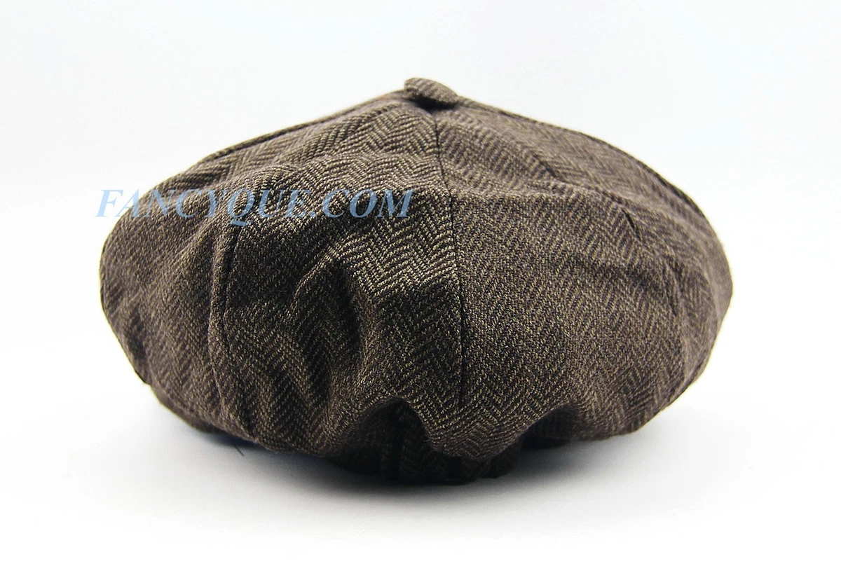 HUGO BOSS SELECTION LABEL BROWN 100 WOOL HAT ONE SIZE SMALL NEW