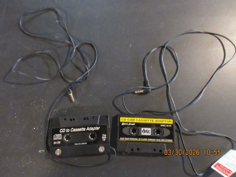 Car Cassette Adapter to MP3/CD - Quantity 2