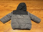Baby Gap Winter Jacket 18-24 Mo Hooded Zip Black Gray Coldcontrol Max Reversible — photo 6