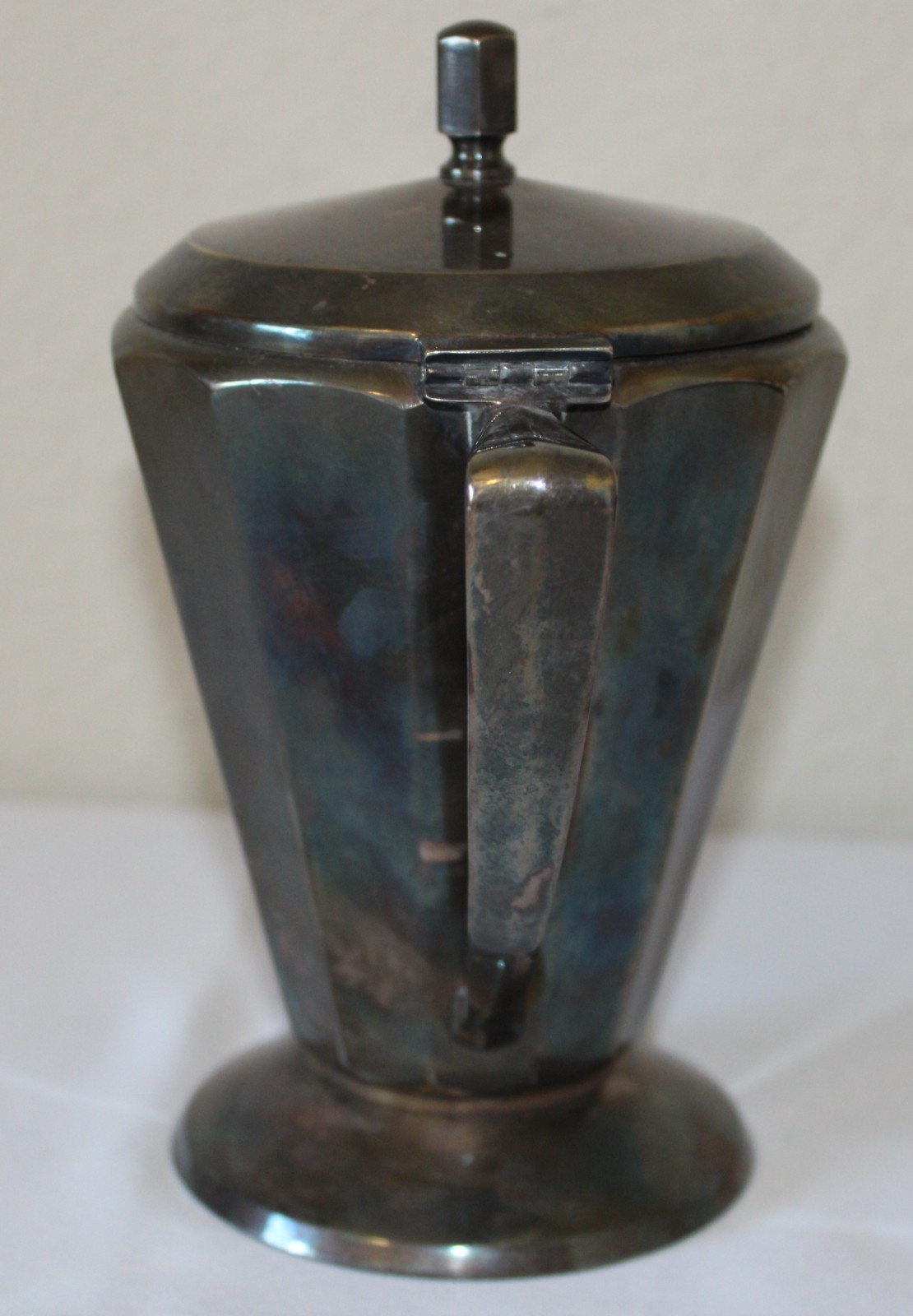 Antique Art Deco Silverplate Coffee Pot Art Krupp Berndorf Vintage 70cl