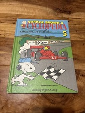 Vintage Funk & Wagnalls CHARLIE BROWN'S CYCLOPEDIA Vol 5 Cars Trains Wheels Book