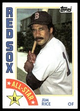 Jim Rice 1984 Topps #401 Boston Red Sox MLB READ FREE SHIPPING AutographDen