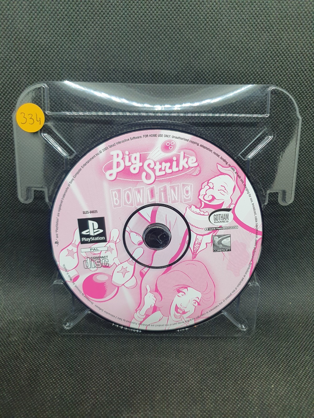 PS1 CD Seul Big Strike Bowling 