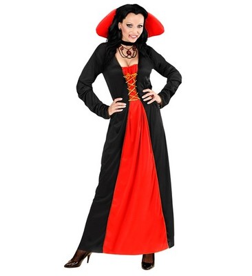 Widmann Victorian Vampira (Dress, Choker) (L) Different Colors