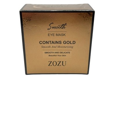 Zozu Smooth Eye Gel Mask Contains Gold Moisturizing Skin 30 Pairs Exp. 11/01/28