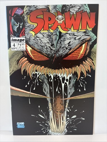 IMAGE COMICS | SPAWN #4 | SEPT 1992 | VIOLATOR COVER …TODD McFARLENE 🔥