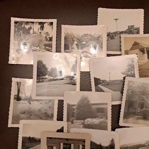 Vintage Konvolut 18 alte amerikanische Fotografien Natur Auto Landschaft Velox - Bild 5 von 9