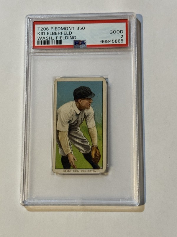 T206 Piedmont 350 Kid Elberfeld Wash. Fielding