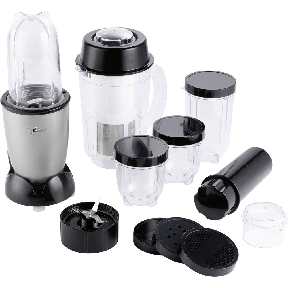 GourmetMaxx 14949 Миксер GOURMETmaxx Mr. Magic 18-tlg. 400 Вт grau/schwarz