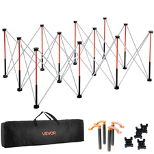 Portable Folding Workstand 6.12 x 4.14ft Collapsible Work Stand 4500lbs Capacity